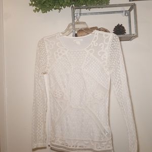 Sheer textured top